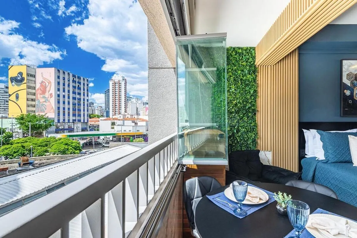 Pinheiros I Faria Lima, Apto Studio, 50M Metro, Piscina, Wi-Fi San Paolo 0*,