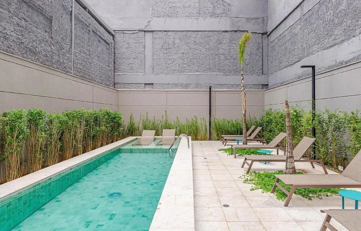 Pinheiros I Faria Lima, Apto Studio, 50M Metro, Piscina, Wi-Fi San Paolo 0*,