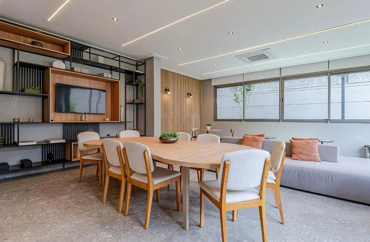 Appartamento Pinheiros I Faria Lima, Apto Studio, 50M Metro, Piscina, Wi-Fi San Paolo Brasile