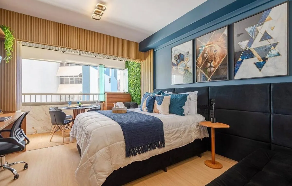 Appartamento Pinheiros I Faria Lima, Apto Studio, 50M Metro, Piscina, Wi-Fi San Paolo Brasile