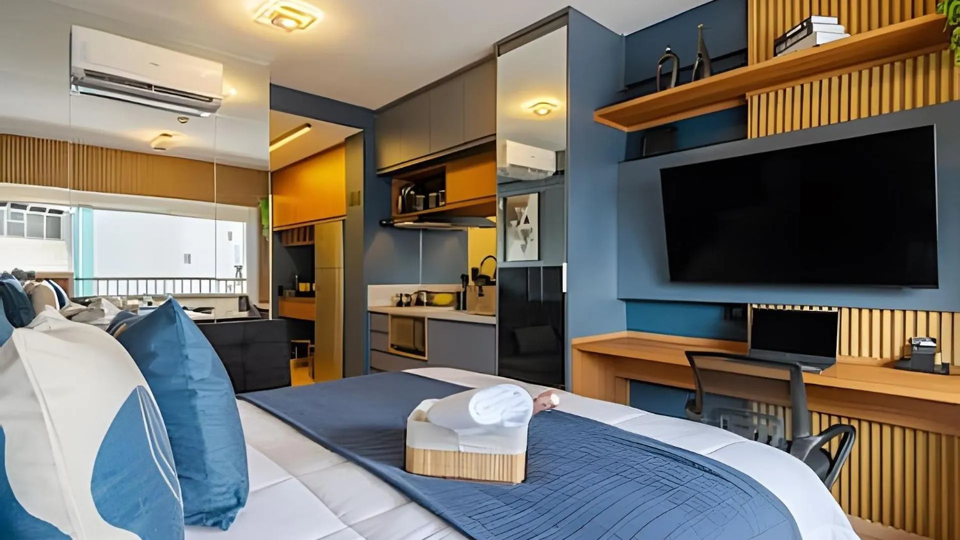 Pinheiros I Faria Lima, Apto Studio, 50M Metro, Piscina, Wi-Fi Sao Paulo Apartment