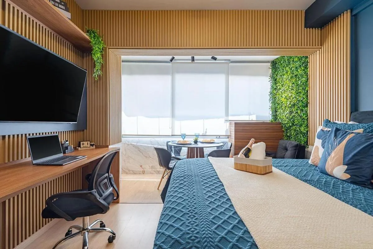 Pinheiros I Faria Lima, Apto Studio, 50M Metro, Piscina, Wi-Fi 상파울루 0*,  브라질
