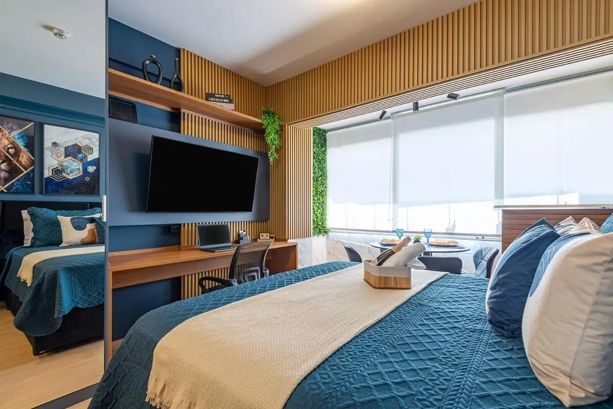 Pinheiros I Faria Lima, Apto Studio, 50M Metro, Piscina, Wi-Fi 상파울루 아파트
